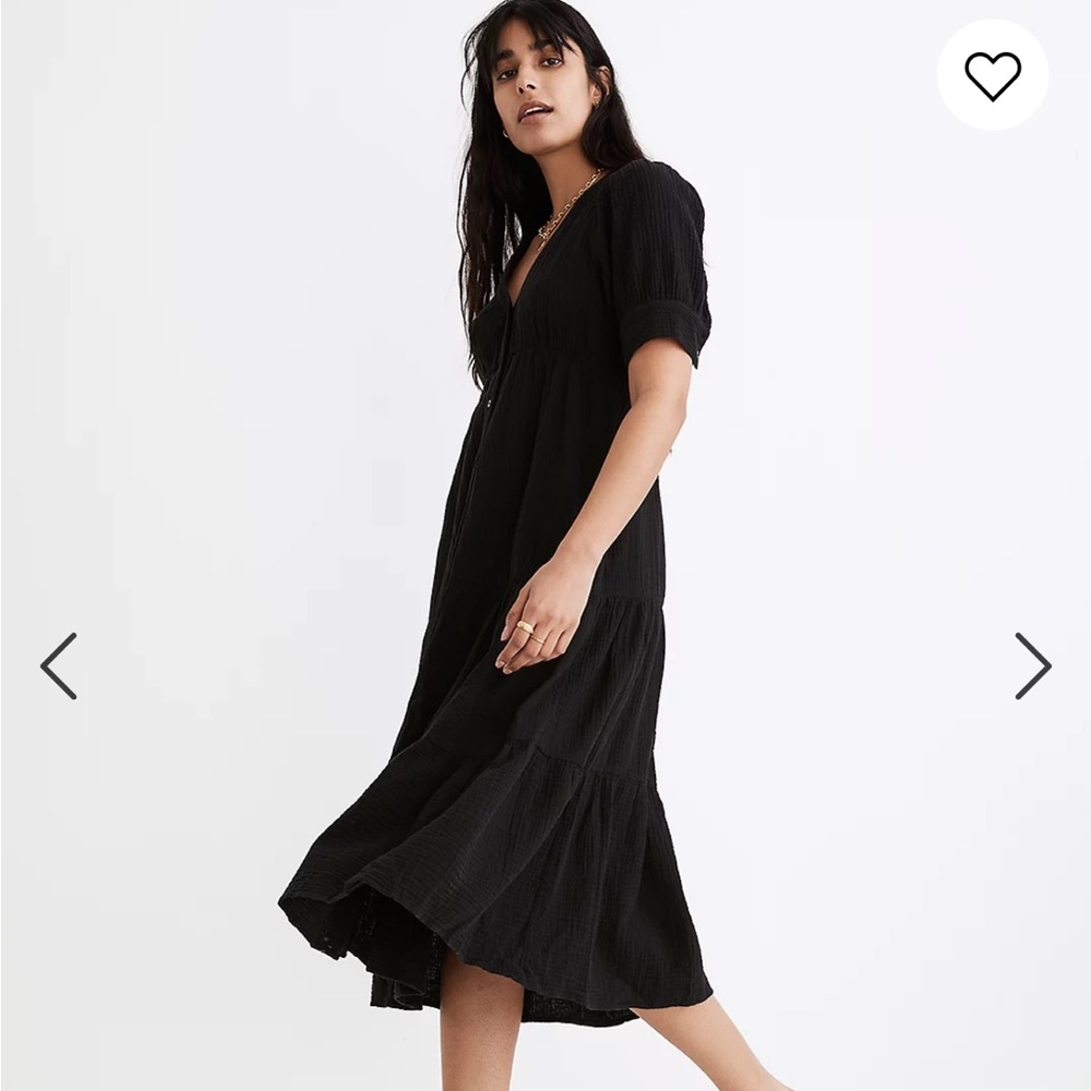 NWT Madewell Lightspun Button Front Dress